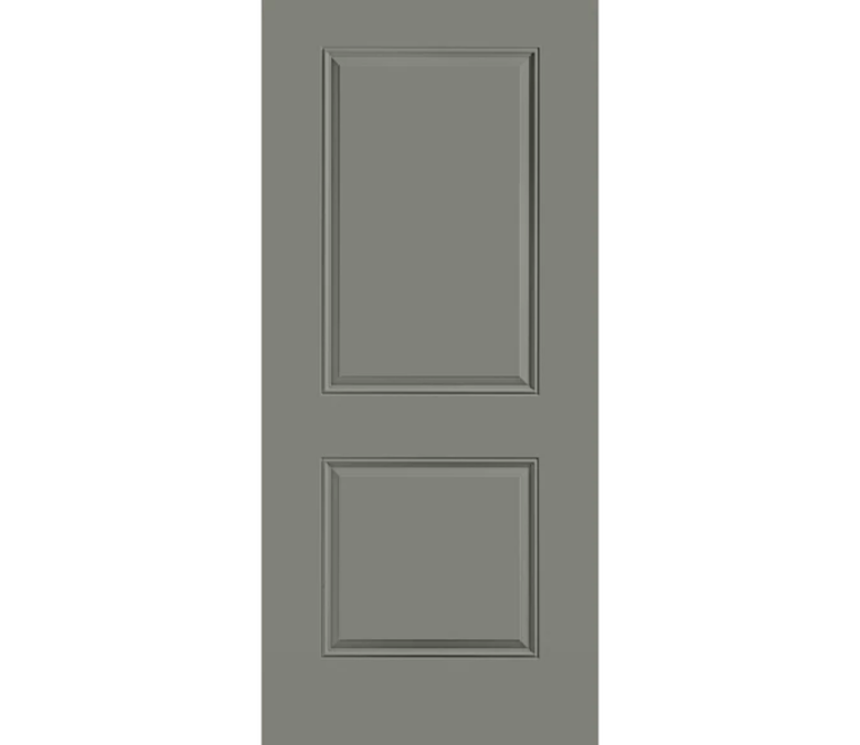 Santa Fe 2 Panel Square Steel Entry Door