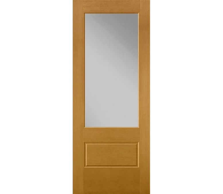 Santa Fe 3 Quaters Light Fiberglass Entry Door