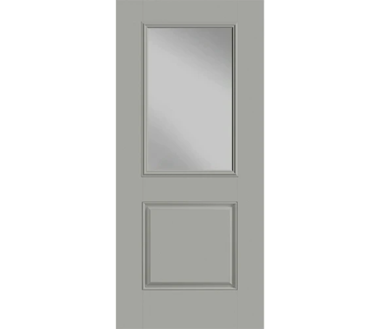 Santa Fe Half Light 1 Panel Fiberglass Entry Door